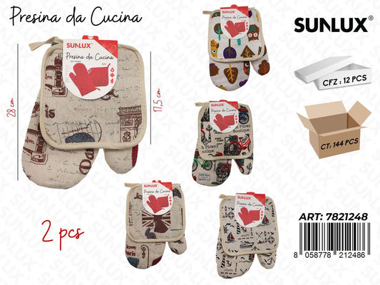 Presine da Cucina Ass. 2PCS