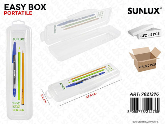 EASY BOX PORTATILE PER PENNE 22.5*5.8CM /PZ DA 12**