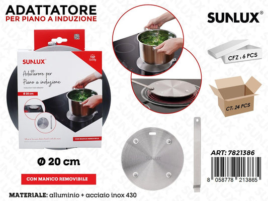 Sunlux Adattatore Piano Induzione ACC.430 20CM