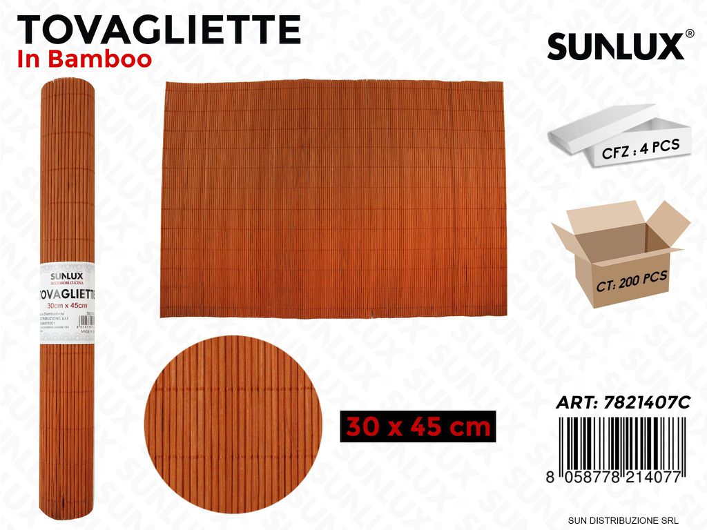 Tovagliette in Bamboo 30*45CM