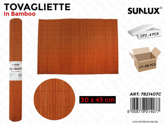 Tovagliette in Bamboo 30*45CM