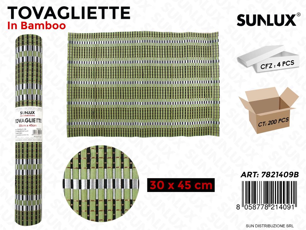 Tovagliette in Bamboo 30*45CM