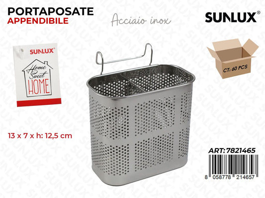 Portaposate Appen. Acciaio Inox 13*7*12.5CM