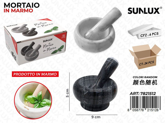 Mortaio in Marmo Ass. 9*5CM