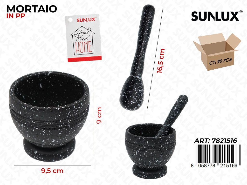 Sunlux Mortaio in Pp D.9.5*9CM