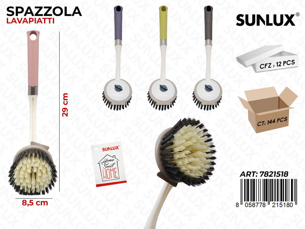 Sunlux Spazzola Lavapiatti Ass. 29*8.5CM
