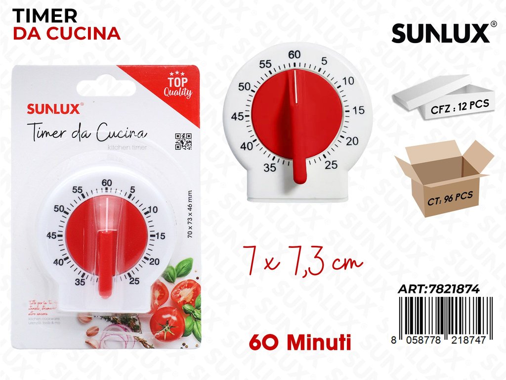Sunlux Timer da Cucina 7*7.3CM