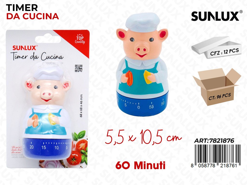 Sunlux Timer da Cucina 5.5*10.5CM