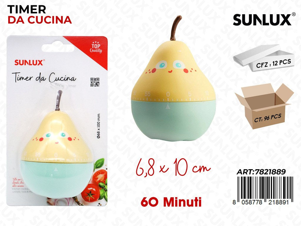 Sunlux Timer da Cucina Pera 6.8*10CM