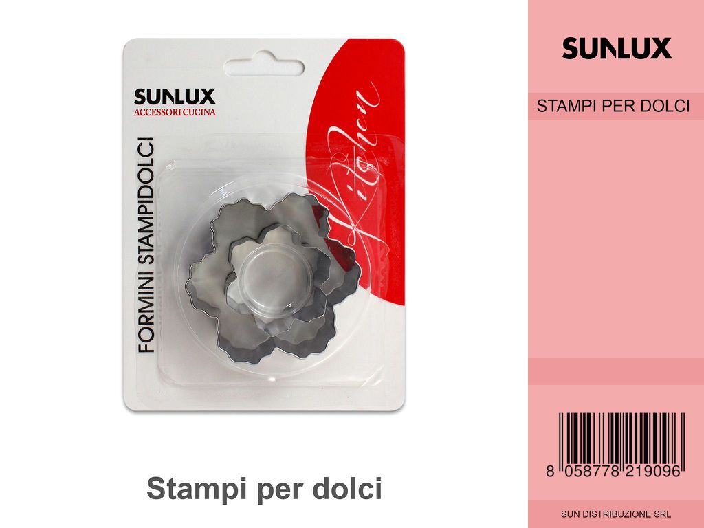Formine Stampidolce Fiore 2PC / Pz da 12