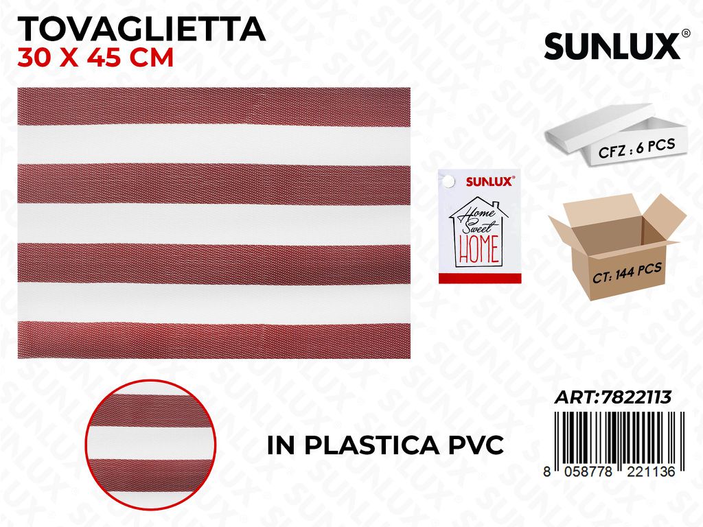 Tovaglietta in Pvc 45*30 Cm