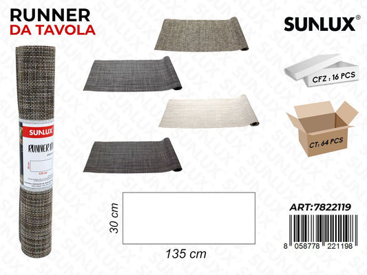 Runner da Tavola 135*30 Cm