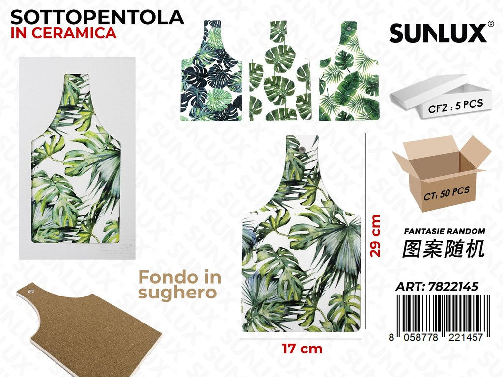 Sottopentola in Ceramica Ass. 17*29CM