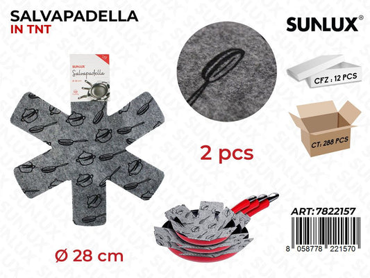 Salvapadelle in Tnt 2PCS D.28CM