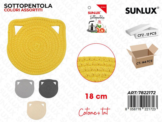 Sunlux Sottopentola Col. Ass. 18CM