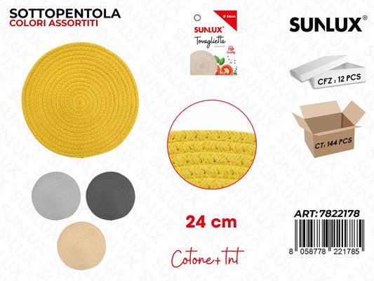 Sunlux Sottopentola Col. Ass. 24CM