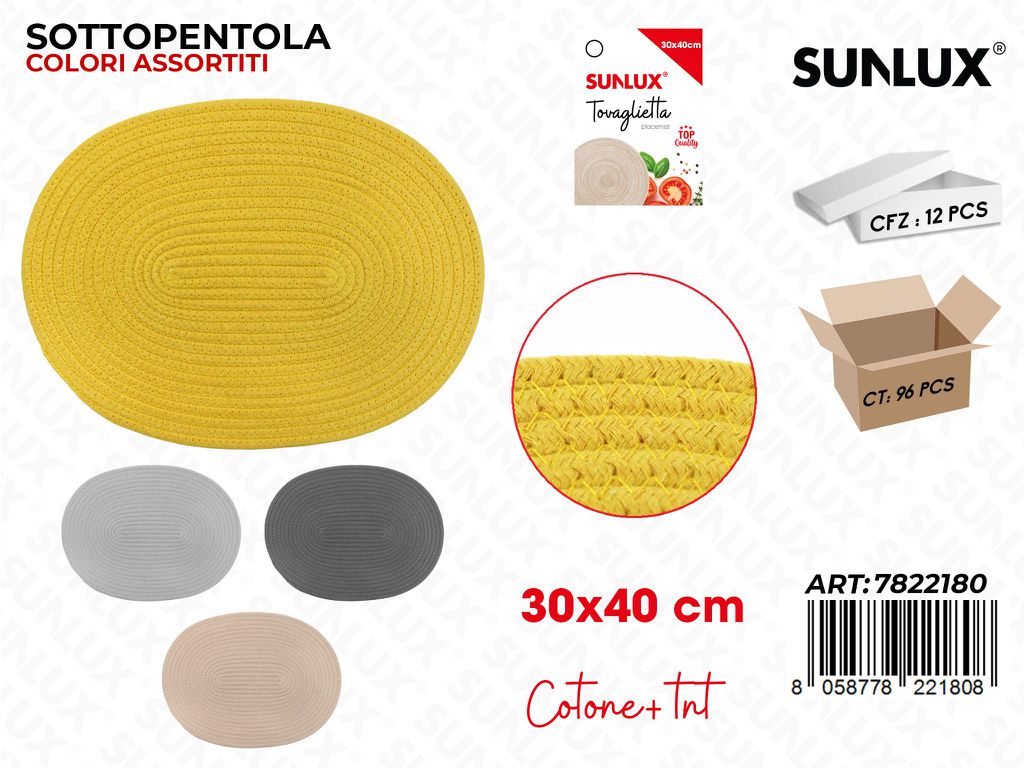 Sunlux Sottopentola Col. Ass. 30*40CM