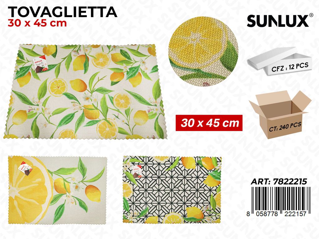 Sunlux Tovaglietta Fant. Ass. 30*45CM