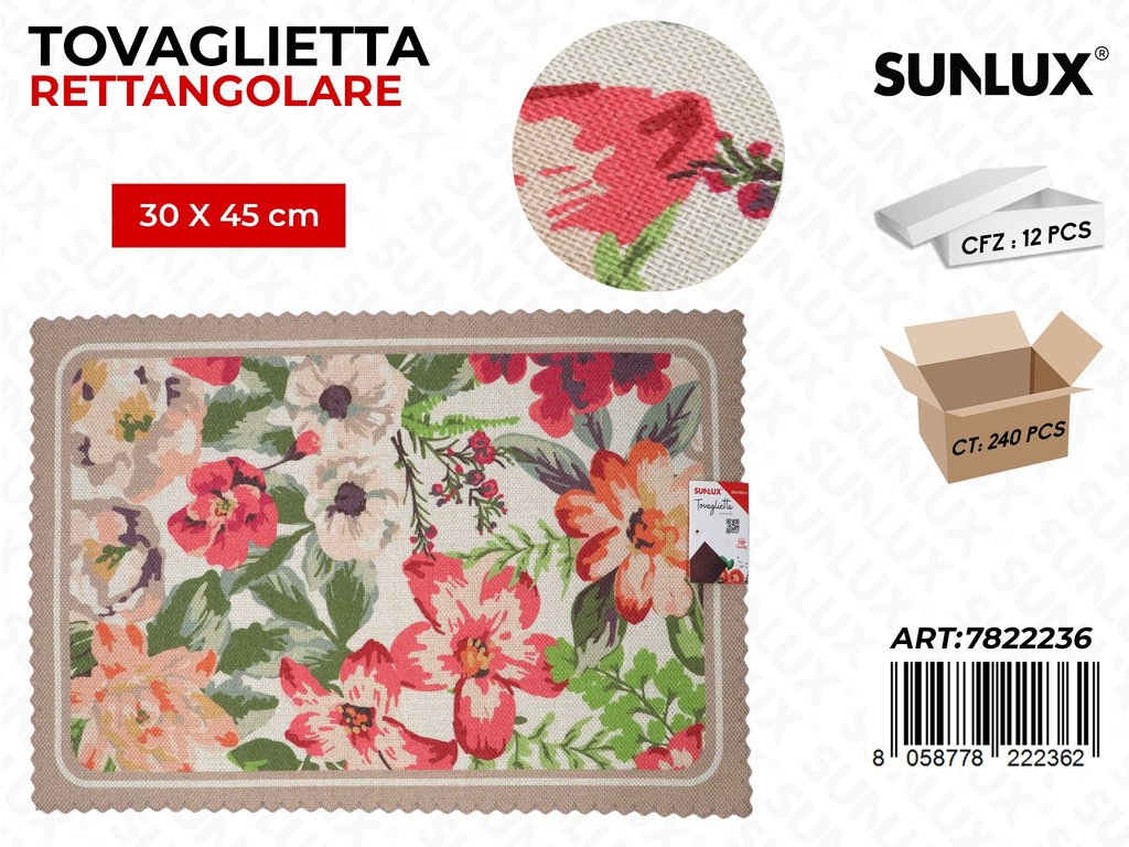 Sunlux Tovaglietta Rett. 30*45CM