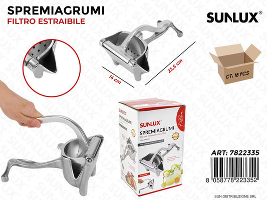 Spremiagrumi in Alluminio 14*23.5CM