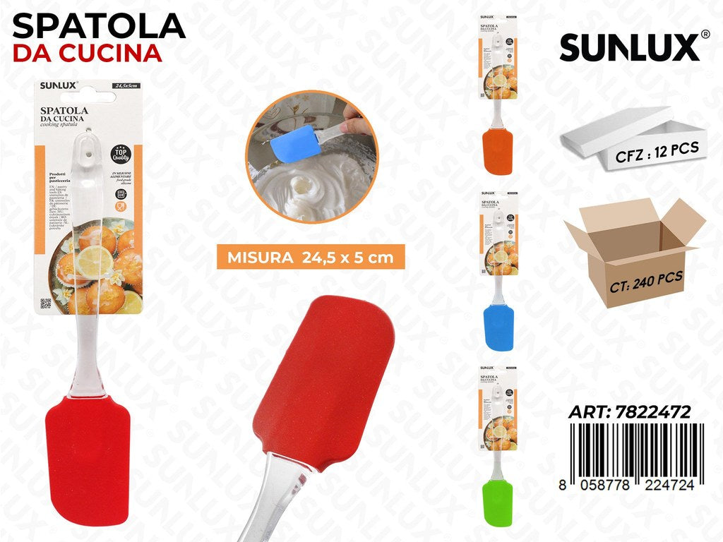 Spatola da Cucina Silicone 24.5*5CM Col. Ass.