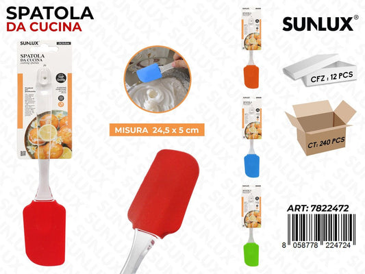 Spatola da Cucina Silicone 24.5*5CM Col. Ass.