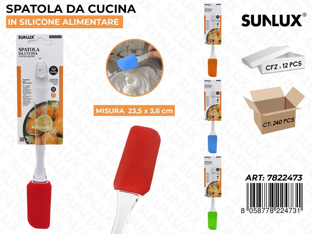 Spatola da Cucina Silicone 23.5*3.6CM Col. Ass.