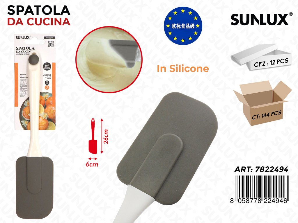 Spatola da Cucina in Silicone 6*26CM