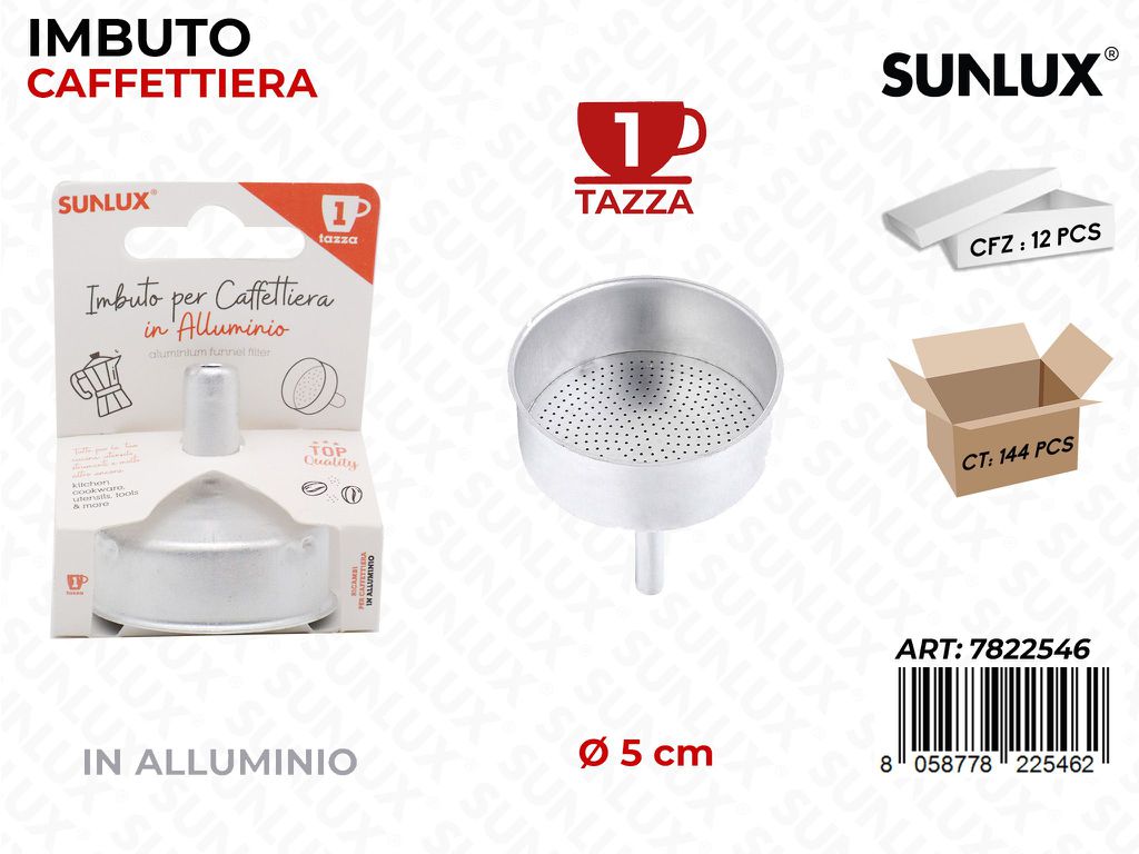 Imbuto Caffettiera Allum. D.5CM 1 Tazza