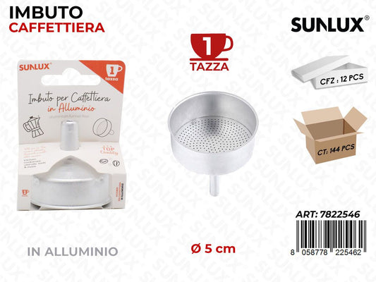 Imbuto Caffettiera Allum. D.5CM 1 Tazza