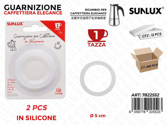 Guarnizione Caffettiera Silicone 2PCS 1TAZZA