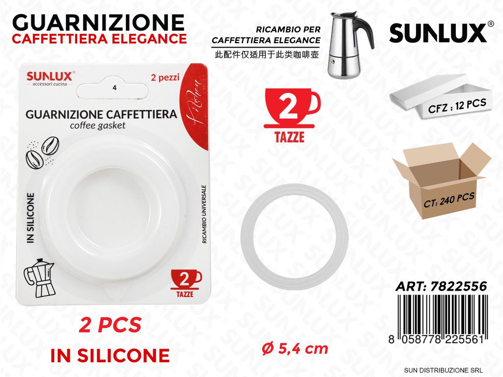 Guarnizione Caffet. Elegance 2T. 2PCS 5.4CM