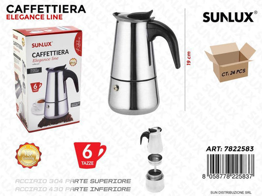 Caffettiera Elegance 6TAZZE Acc. 304-430
