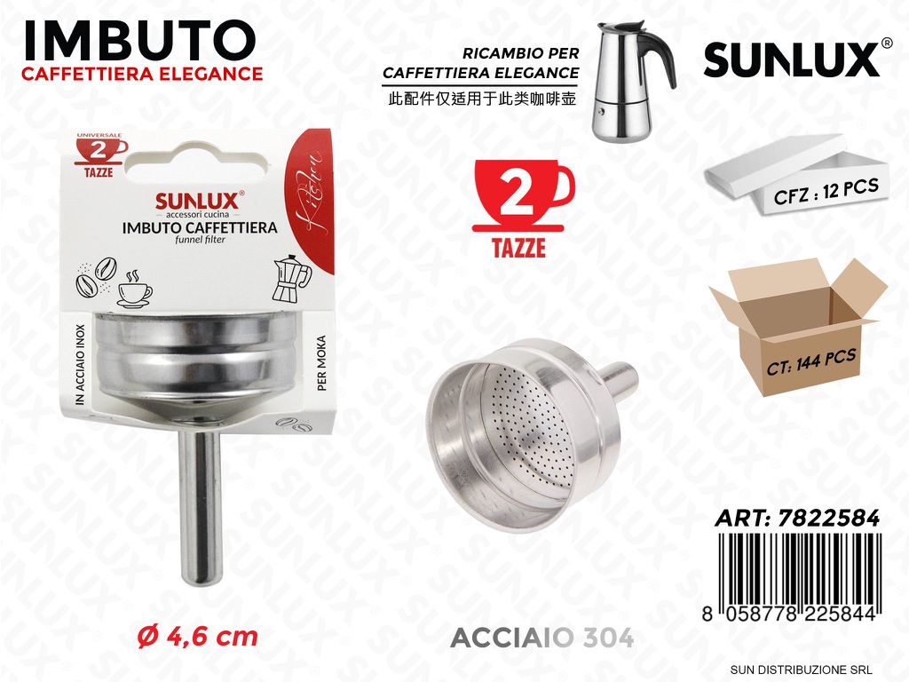 Imbuto Caffet. Elegance Acc. 304 2T. 4.6CM