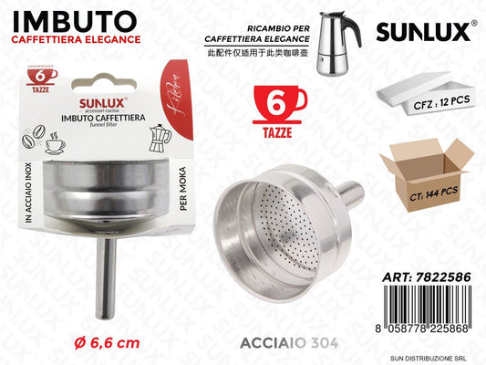 Imbuto Caffet. Elegance Acc. 304 6T. 6.6CM