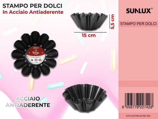 Stampo per Dolci in Acciaio 15*5.5 Cm