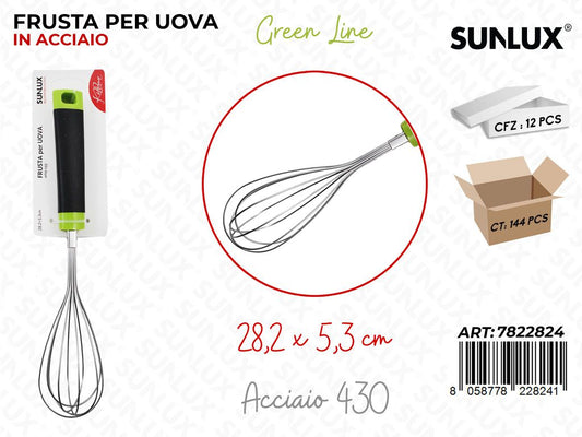 Frusta per Uova 28.2*5.3 Cm /Pz da 12CFZ