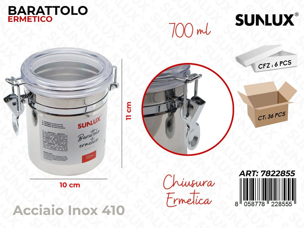 Sunlux Barattolo Ermetico Acc. 410 700ML 10*11CM