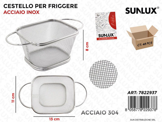 Cestello per Friggere Acciaio 304 13*11*8CM