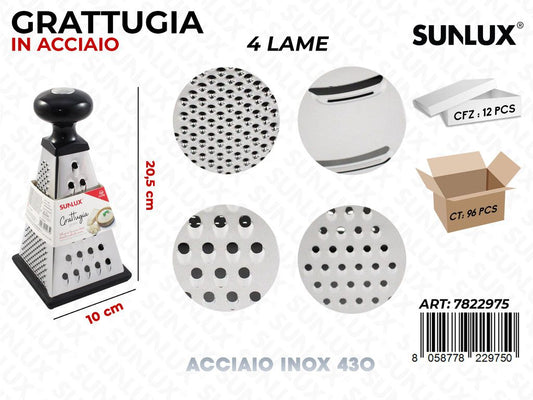 Grattugia 4LAME in Acciaio 430 10*20.5CM