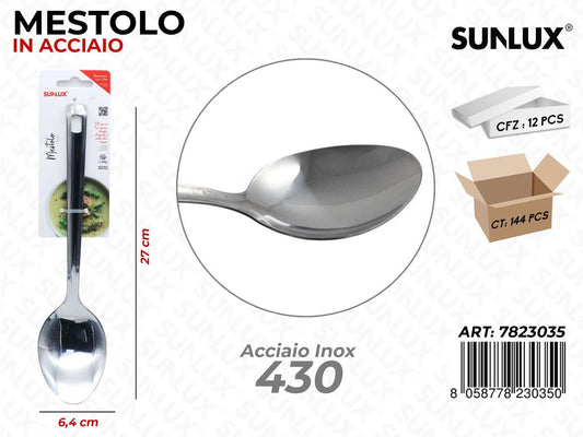 Mestolo in Acciaio 430 6.4*27CM