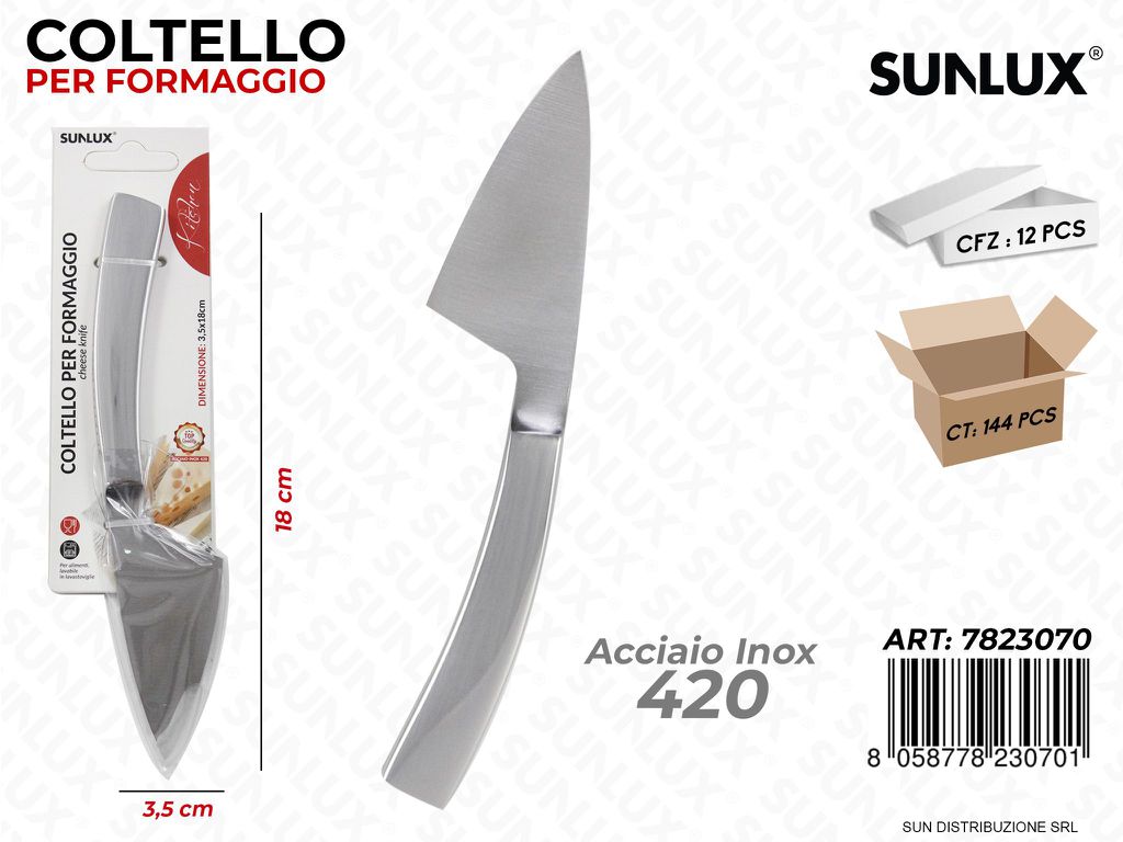 Coltello per Formaggio Acciaio 420 3.5*18CM