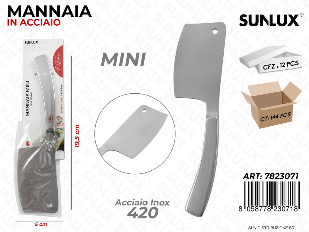 Mannaia Mini in Acciaio 420 5*19.5CM