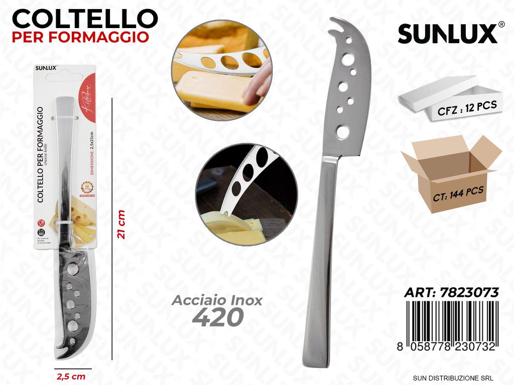 Coltello per Formaggio in Acciaio 420 2.5*21CM