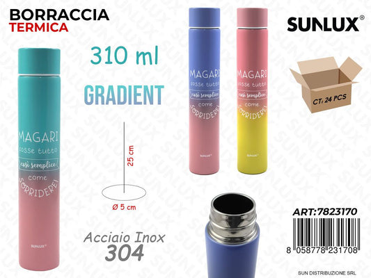 Borraccia Termica Acciaio 304 310ML 5*25CM