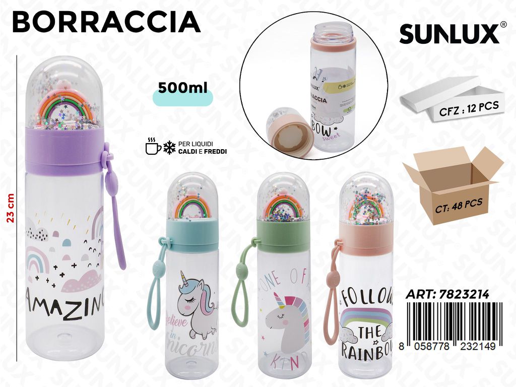 Sunlux Borraccia Unicorn 500ML 23CM