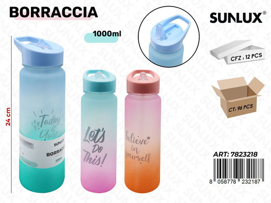 Sunlux Borraccia Col. Ass. 1000ML 24CM