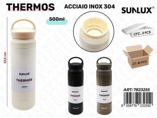 Sunlux Thermos Ass. Acciaio 304 500ML 23.5CM