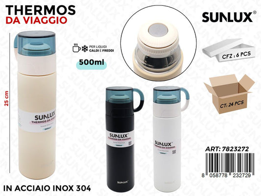 Sunlux Thermos Acciaio 304 500ML 25CM