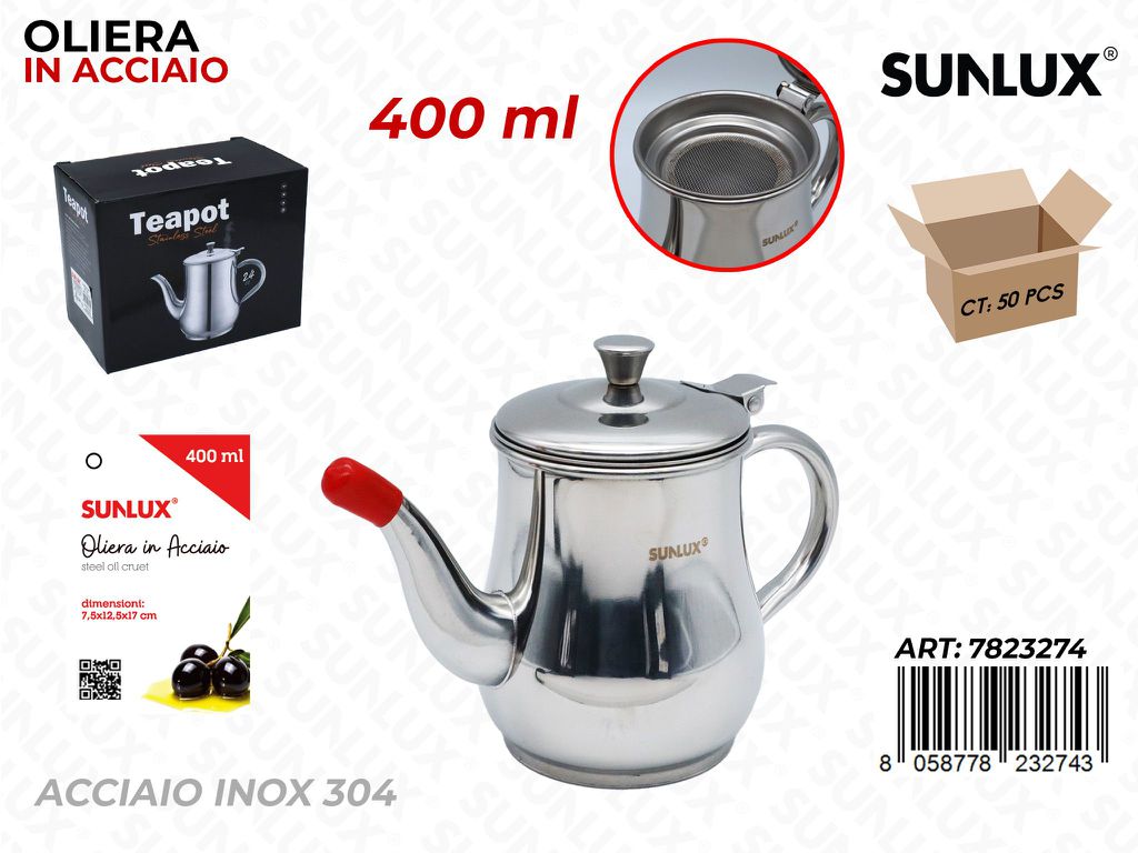 Sunlux Oliera Acciaio 304 400ML